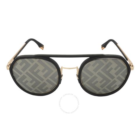 fendi fe40040u|Fendi Pattern Pilot Men's Sunglasses FE40040U 02C 51.